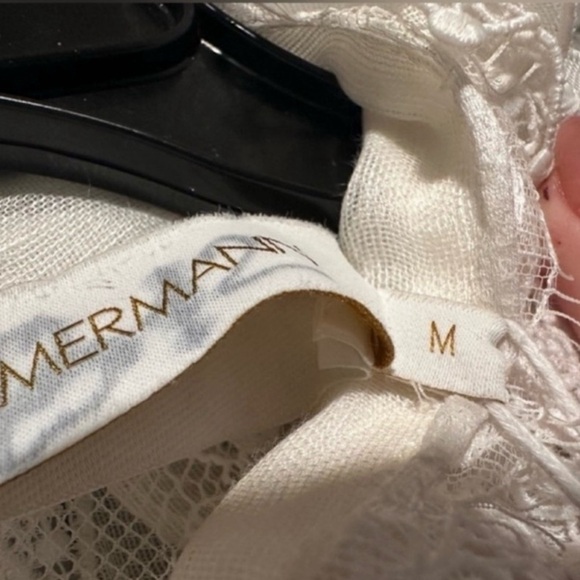 New Zimmermann Crush Heart Trim Long Sleeve Minidress Size Medium - Picture 7 of 13